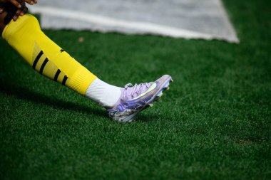 COLOGNE, GERMANY - 11 Mayıs 2025: Nike Birleşik Mercurial Buhar 16 Elit - Rhein Enerji Stadyumu.