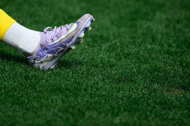 COLOGNE, GERMANY - 11 Mayıs 2025: Nike Birleşik Mercurial Buhar 16 Elit - Rhein Enerji Stadyumu.