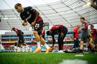 LEVERKUSEN, GERMANY - 21 MAYIS 2023: Exequiel Palacios - Bundesliga maçı Bayer 04 Leverkusen - Borussia Moenchengladbach at Bayena.