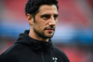 LEVERKUSEN, GERMANY - 21 MAYIS 2023: Lars Stindl - Bayer 04 Leverkusen Borussia Moenchengladbach 'a karşı.