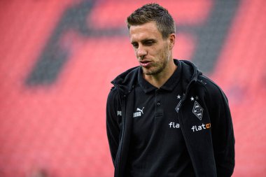 LEVERKUSEN, GERMANY - 21 Mayıs 2023: Marvin Friedrich - Bayer 04 Leverkusen, Borussia Moenchengladbach 'a karşı.