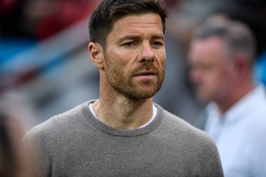 LEVERKUSEN, GERMANY - 21 MAYIS 2023: Xabi Alonso - Bundesliga maçı Bayer 04 Leverkusen ile Borussia Moenchengladbach Bayena 'da.