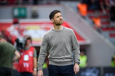 LEVERKUSEN, GERMANY - 21 MAYIS 2023: Xabi Alonso - Bundesliga maçı Bayer 04 Leverkusen ile Borussia Moenchengladbach Bayena 'da.