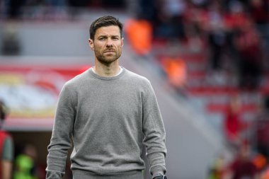 LEVERKUSEN, GERMANY - 21 MAYIS 2023: Xabi Alonso - Bundesliga maçı Bayer 04 Leverkusen ile Borussia Moenchengladbach Bayena 'da.
