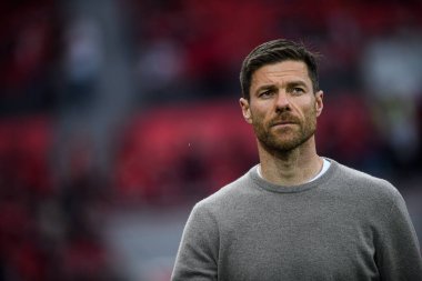 LEVERKUSEN, GERMANY - 21 MAYIS 2023: Xabi Alonso - Bundesliga maçı Bayer 04 Leverkusen ile Borussia Moenchengladbach Bayena 'da.