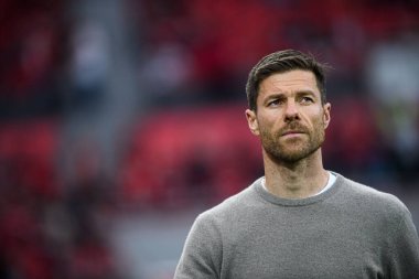LEVERKUSEN, GERMANY - 21 MAYIS 2023: Xabi Alonso - Bundesliga maçı Bayer 04 Leverkusen ile Borussia Moenchengladbach Bayena 'da.