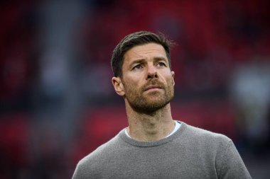 LEVERKUSEN, GERMANY - 21 MAYIS 2023: Xabi Alonso - Bundesliga maçı Bayer 04 Leverkusen ile Borussia Moenchengladbach Bayena 'da.