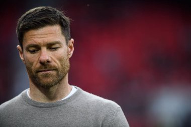 LEVERKUSEN, GERMANY - 21 MAYIS 2023: Xabi Alonso - Bundesliga maçı Bayer 04 Leverkusen ile Borussia Moenchengladbach Bayena 'da.