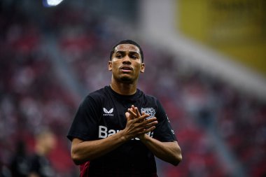 LEVERKUSEN, GERMANY - 21 MAYIS 2023: Amine Adli - Bundesliga maçı Bayer 04 Leverkusen, Bayena 'da Borussia Moenchengladbach' a karşı.