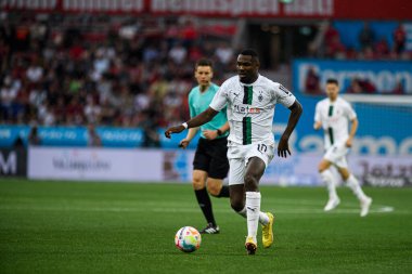 LEVERKUSEN, GERMANY - 21 MAYIS 2023: Marcus Thuram - Bundesliga maçı Bayer 04 Leverkusen ile Borussia Moenchengladbach Bayena 'da.
