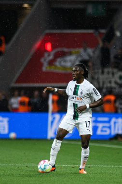 LEVERKUSEN, GERMANY - 21 MAYIS, 2023: Manu Kone - Bayer 04 Leverkusen, Borussia Moenchengladbach 'a karşı.