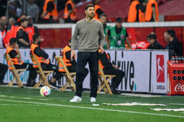 LEVERKUSEN, GERMANY - 21 MAYIS 2023: Xabi Alonso - Bundesliga maçı Bayer 04 Leverkusen ile Borussia Moenchengladbach Bayena 'da.