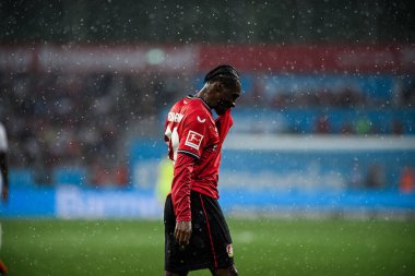 LEVERKUSEN, GERMANY - 21 MAYIS 2023: Jeremie Frimpong - Bayer 04 Leverkusen, Borussia Moenchengladbach 'a karşı.