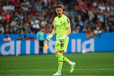 LEVERKUSEN, GERMANY - 21 MAYIS, 2023: Jan Olschowsky - Bayer 04 Leverkusen, Borussia Moenchengladbach 'a karşı.