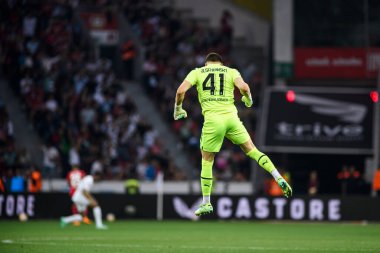 LEVERKUSEN, GERMANY - 21 MAYIS, 2023: Jan Olschowsky - Bayer 04 Leverkusen, Borussia Moenchengladbach 'a karşı.