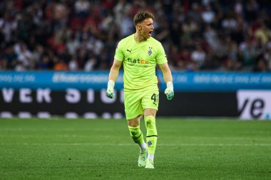 LEVERKUSEN, GERMANY - 21 MAYIS, 2023: Jan Olschowsky - Bayer 04 Leverkusen, Borussia Moenchengladbach 'a karşı.