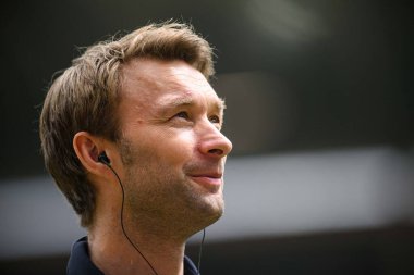 MAINZ, GERMANY - 17 Mayıs 2025: Simon Rolfes - Bundesliga maçı 1.FSV Mainz 05, Bayer 04 Leverkusen 'e karşı Mewa Arena' da.