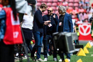 MAINZ, GERMANY - 17 Mayıs 2025: - 1.FSV Mainz 05 - Bayer 04 Leverkusen maçı Meena Arena 'da.