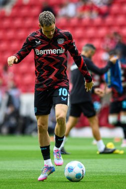 MAINZ, GERMANY - 17 Mayıs 2025: Florian Wirtz - Bundesliga maçı 1.FSV Mainz 05 - Bayer 04 Leverkusen maçı Mewa Arena 'da.