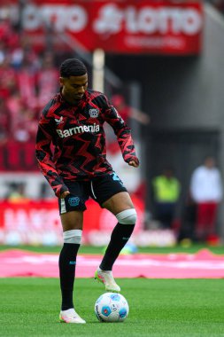 MAINZ, GERMANY - 17 Mayıs 2025: Amine Adli - Bundesliga maçı 1.FSV Mainz 05 - Bayer 04 Leverkusen maçı Mewa Arena 'da.