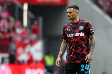 MAINZ, GERMANY - 17 Mayıs 2025: Aleix Garcia - Bundesliga maçı 1.FSV Mainz 05, Bayer 04 Leverkusen 'e karşı Mewa Arena' da.