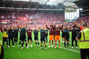 MAINZ, GERMANY - 17 Mayıs 2025: Florian Wirtz - Bundesliga maçı 1.FSV Mainz 05 - Bayer 04 Leverkusen maçı Mewa Arena 'da.
