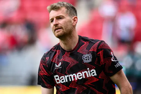 MAINZ, GERMANY - 17 Mayıs 2025: Lukas Hradecky - Bundesliga maçı 1.FSV Mainz 05 - Bayer 04 Leverkusen maçı Mewa Arena 'da.