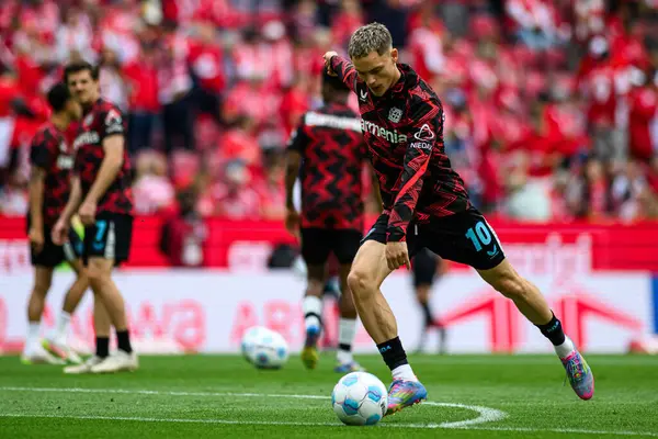 MAINZ, GERMANY - 17 Mayıs 2025: Florian Wirtz - Bundesliga maçı 1.FSV Mainz 05 - Bayer 04 Leverkusen maçı Mewa Arena 'da.