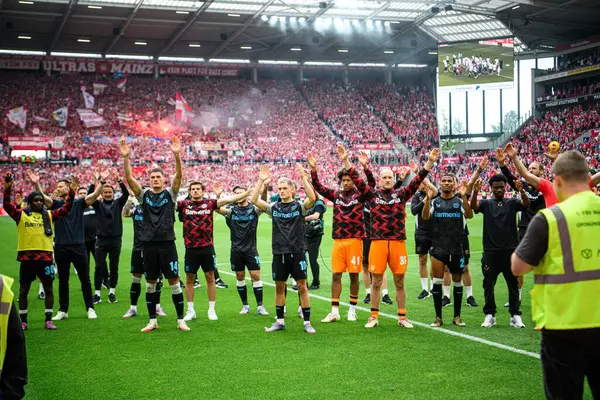 MAINZ, GERMANY - 17 Mayıs 2025: Florian Wirtz - Bundesliga maçı 1.FSV Mainz 05 - Bayer 04 Leverkusen maçı Mewa Arena 'da.