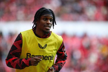 MAINZ, GERMANY - 17 Mayıs 2025: Jeremie Frimpong - Bundesliga maçı 1.FSV Mainz 05 - Bayer 04 Leverkusen maçı Mewa Arena 'da.