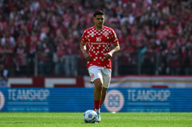 MAINZ, GERMANY - 17 Mayıs 2025: Nadiem Amiri - Bundesliga maçı 1.FSV Mainz 05 - Bayer 04 Leverkusen maçı Mewa Arena 'da.