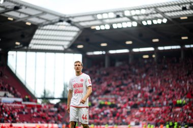MAINZ, GERMANY - 17 Mayıs 2025: Nelson Weiper - Bundesliga maçı 1.FSV Mainz 05 - Bayer 04 Leverkusen 'e karşı Mewa Arena' da.