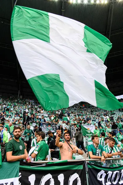 WROCLAW, POLAND - 28 Mayıs 2025 UEFA Avrupa Konferans Ligi Real Betis Chelsea FC 'ye karşı Wroclaw Stadyumu' nda oynanan final maçı.