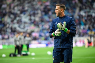 WROCLAW, POLAND - 28 Mayıs 2025: Adrian - UEFA Avrupa Konferans Ligi Real Betis Chelsea FC 'ye karşı Wroclaw Stadyumu' nda final maçı.