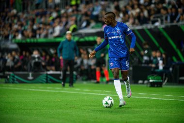 WROCLAW, POLAND - 28 Mayıs 2025: Nicolas Jackson - UEFA Avrupa Konferans Ligi Real Betis Chelsea FC 'ye karşı Wroclaw Stadyumu' nda final maçı.