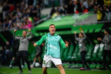 WROCLAW, POLAND - 28 Mayıs 2025: Pablo Garcia - UEFA Avrupa Konferans Ligi Real Betis Chelsea FC 'ye karşı Wroclaw Stadyumu.