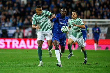 WROCLAW, POLAND - 28 Mayıs 2025: Nicolas Jackson - UEFA Avrupa Konferans Ligi Real Betis Chelsea FC 'ye karşı Wroclaw Stadyumu' nda final maçı.