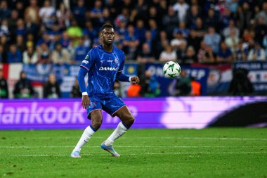 WROCLAW, POLAND - 28 Mayıs 2025 UEFA Avrupa Konferans Ligi Real Betis Chelsea FC 'ye karşı Wroclaw Stadyumu' nda oynanan final maçı.