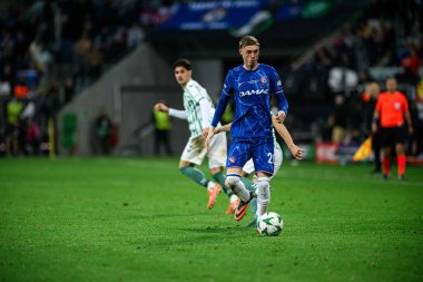 WROCLAW, POLAND - 28 Mayıs 2025: Cole Palmer - UEFA Avrupa Konferans Ligi Real Betis Chelsea FC 'ye karşı Wroclaw Stadyumu' nda oynanan final maçı.