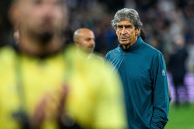 WROCLAW, POLAND - 28 Mayıs 2025: Manuel Pellegrini - UEFA Avrupa Konferans Ligi Real Betis Chelsea FC 'ye karşı Wroclaw Stadyumu.