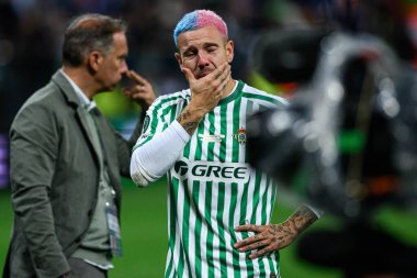 WROCLAW, POLAND - 28 Mayıs 2025: Aitor Ruibal - UEFA Avrupa Konferans Ligi Real Betis Chelsea FC 'ye karşı Wroclaw Stadyumu' nda oynanan final maçı.