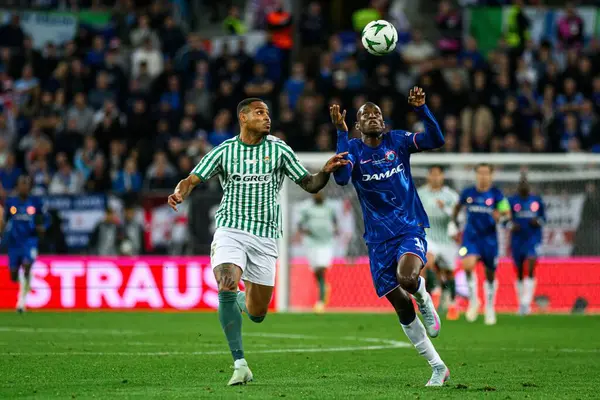 WROCLAW, POLAND - 28 Mayıs 2025: Nicolas Jackson - UEFA Avrupa Konferans Ligi Real Betis Chelsea FC 'ye karşı Wroclaw Stadyumu' nda final maçı.