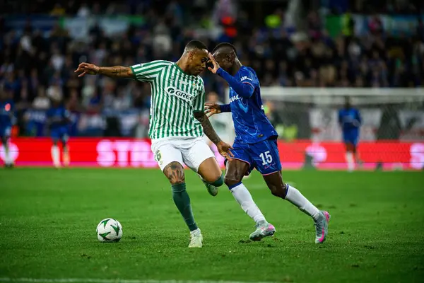 WROCLAW, POLAND - 28 Mayıs 2025: Nicolas Jackson - UEFA Avrupa Konferans Ligi Real Betis Chelsea FC 'ye karşı Wroclaw Stadyumu' nda final maçı.