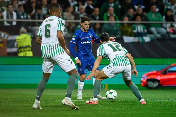 WROCLAW, POLAND - 28 Mayıs 2025: Pedro Neto - UEFA Avrupa Konferans Ligi Real Betis Chelsea FC 'ye karşı Wroclaw Stadyumu.