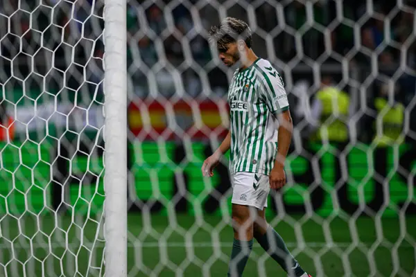 WROCLAW, POLAND - 28 Mayıs 2025: Abdessamad Ezzalzouli - Wroclaw Stadyumu 'nda oynanan final maçı UEFA Avrupa Konferans Ligi Real Betis-Chelsea FC.