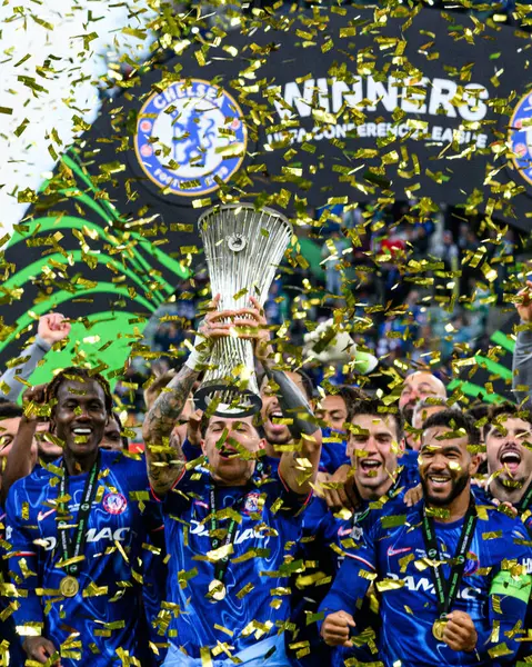 WROCLAW, POLAND - 28 Mayıs 2025: Enzo Fernandez - Wroclaw Stadyumu 'nda UEFA Avrupa Konferans Ligi Real Betis Chelsea FC' ye karşı.