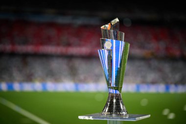 MUNICH, GERMANY - 1 HAZİRAN 2021: Kupa - UEFA Uluslar Ligi 2025 Almanya - Allianz Arena 'da Portekiz' e karşı. 