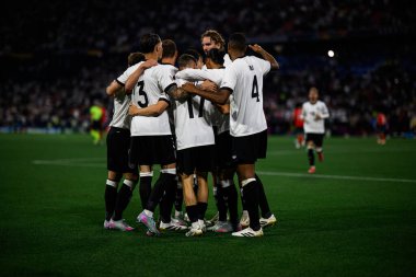 MUNİH, GERMANY - 1 HAZİRAN, 2021: Florian Wirtz, Gol, Gemany milli takımı - UEFA Milletler Ligi 2025 Almanya - Allianz Arena 'da Portekiz' e karşı. 