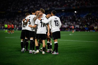 MUNİH, GERMANY - 1 HAZİRAN, 2021: Florian Wirtz, Gol, Gemany milli takımı - UEFA Milletler Ligi 2025 Almanya - Allianz Arena 'da Portekiz' e karşı. 