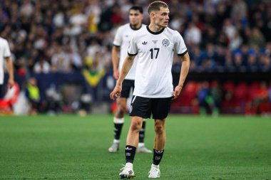 MUNİH, GERMANY - 4 Haziran 2025: Florian Wirtz - UEFA Uluslar Ligi 2025 Almanya - Allianz Arena 'da Portekiz. 